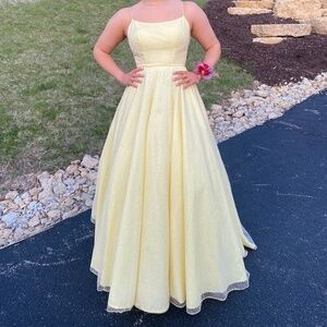 Yellow 2Cute prom dress
